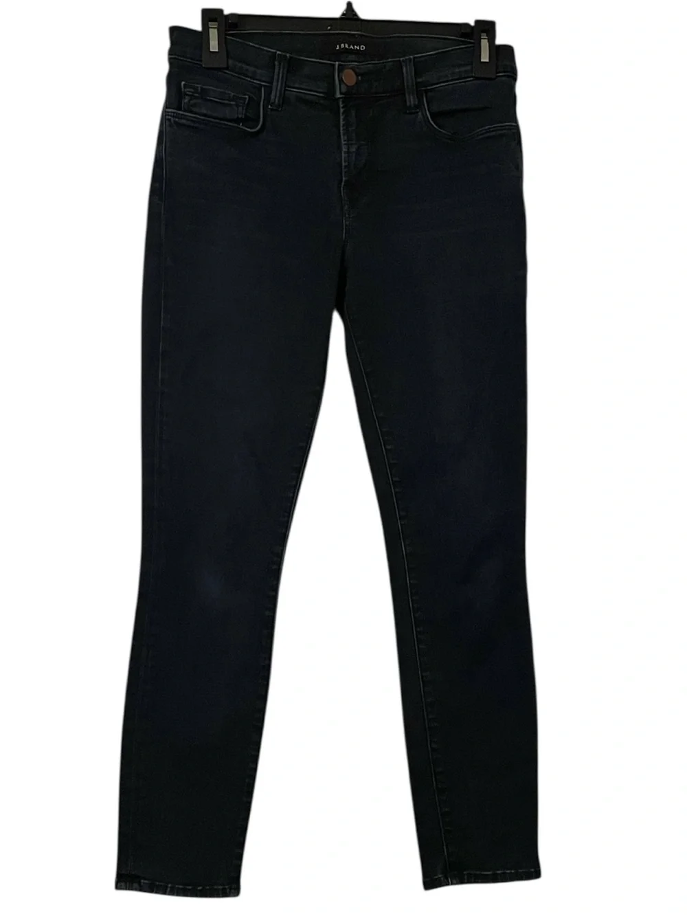 J Brand Women's Navy Blue Dark Wash Atmosphere Capri Ankle Skinny Jeans Size‎ 27